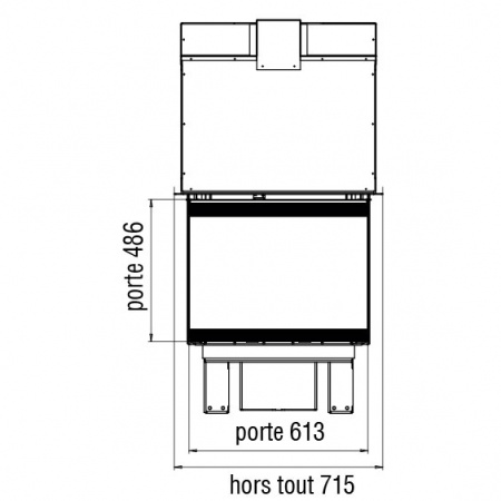 купить каминная топка xp00803v (axis)
