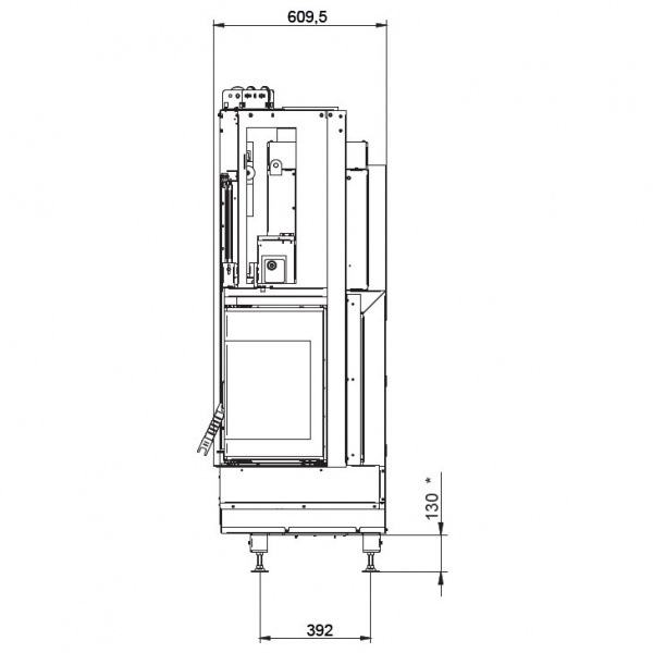 купить каминная топка ecomonoblocco wt 86r n13 (palazzetti)