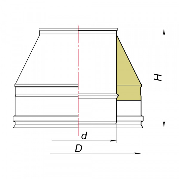 купить конус vbr d250/350, aisi 321/439 (вулкан)