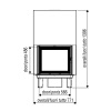 купить каминная топка xp0080 sf (axis)