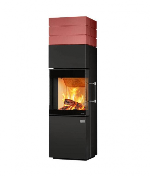 купить печь hark 140 ecoplus, deco-rot, графит, черная рамка (hark)