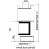 купить каминная топка xp01203v (axis)