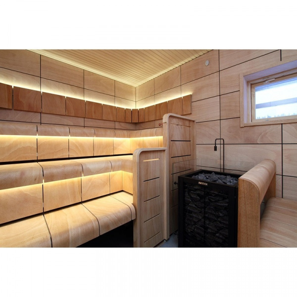 купить harvia электрическая печь modulo hmd1354g md135g, 4 решетки, black, без пульта управления