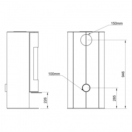 купить печь onix r7 (kfs stoves)