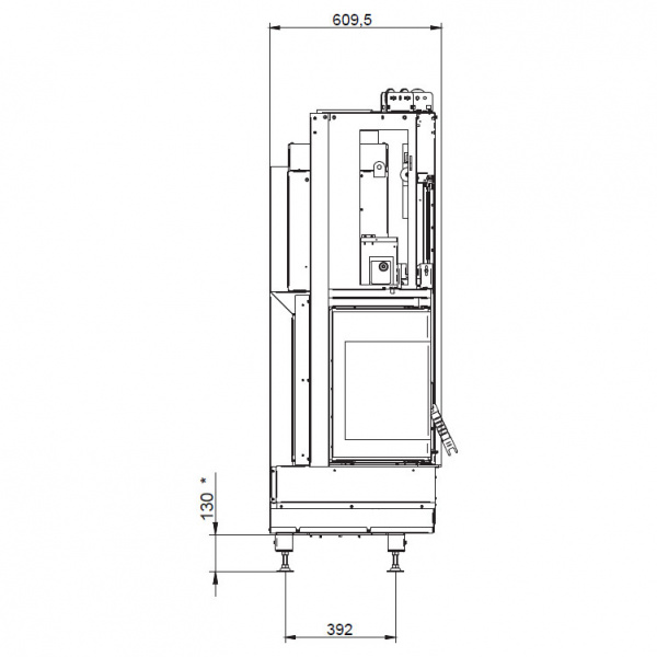 купить каминная топка ecomonoblocco wt 86l n13 (palazzetti)