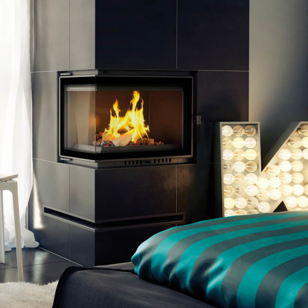купить топка maja/l/bs/deco, г-образное стекло слева