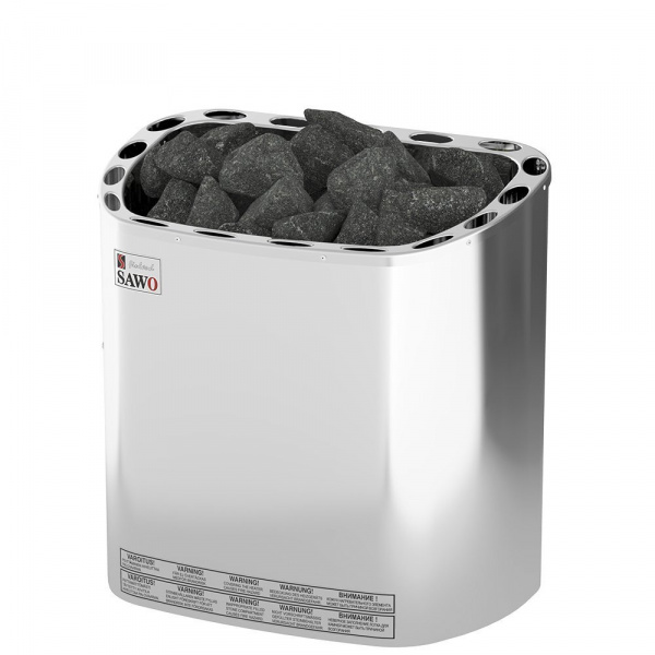 купить электрическая печь sawo scandia sca-90ns-z (9 квт, внутри оцинковка, снаружи нержавейка), выносной пульт (пульт и блок мощности докупаются отдельно)