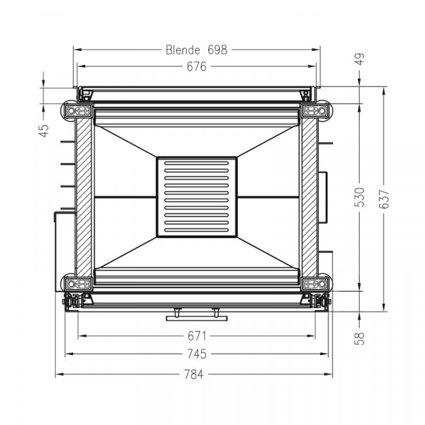 купить каминная топка spartherm varia fdh-4s
