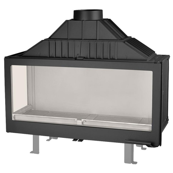 купить каминная топка lci 11 gfl, стекло слева (liseo castiron)