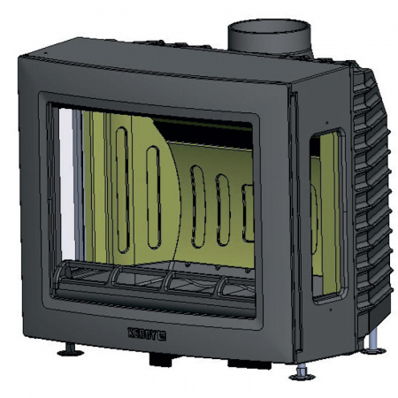 купить каминная топка sk2002 + 2 боковых стекла (keddy)