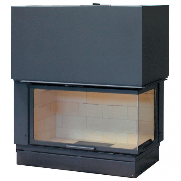 купить каминная топка h 1200 right lateral glass (axis)