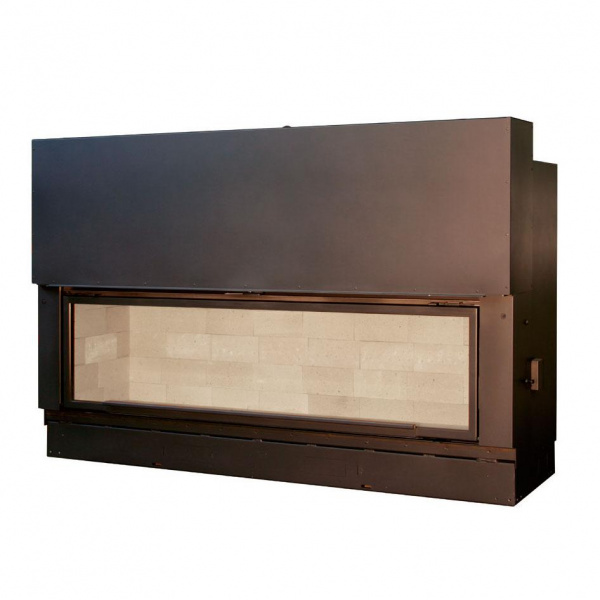 купить каминная топка h 1600 xxl ws black (axis)