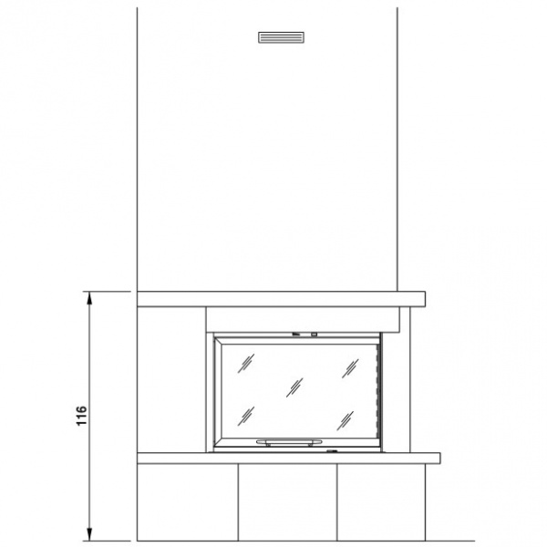 купить облицовка montefeltro rh corner 78 (palazzetti)