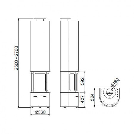 купить камин olympia frontal inox (traforart)