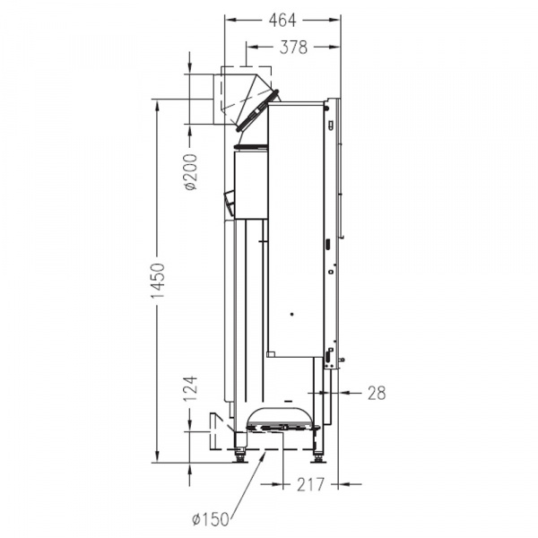 купить топка sunny fire 60 front (palazzetti)