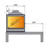 купить печь l52 df (liseo)