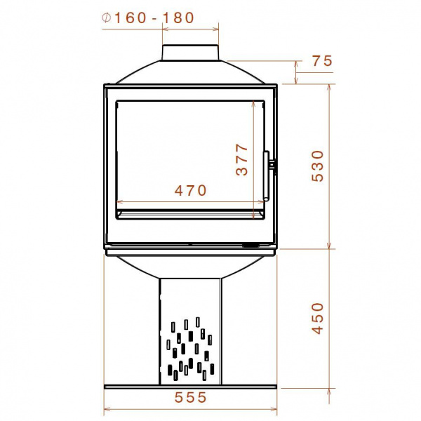 купить камин compact hrc (liseo)