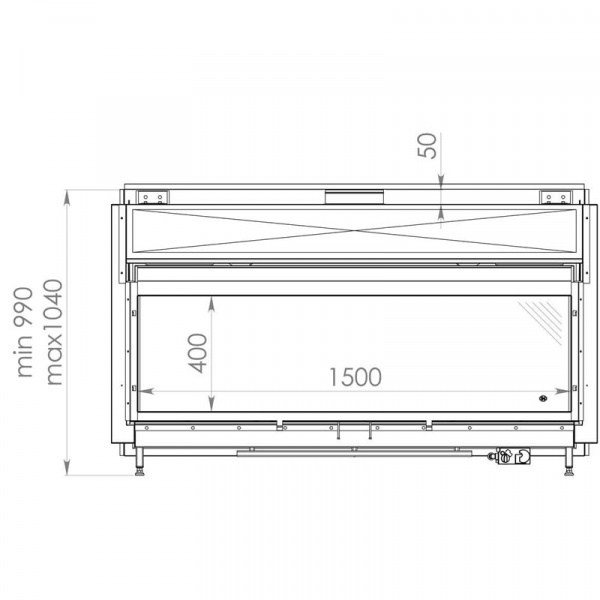 купить топка metro 150xt, сжижен.газ, камни blanco carrara (palazzetti)