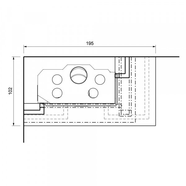 купить облицовка valcomelico sx, без духовки, под sf 100 sx (palazzetti)