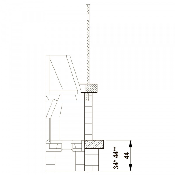 купить облицовка valcamonica corner (palazzetti)