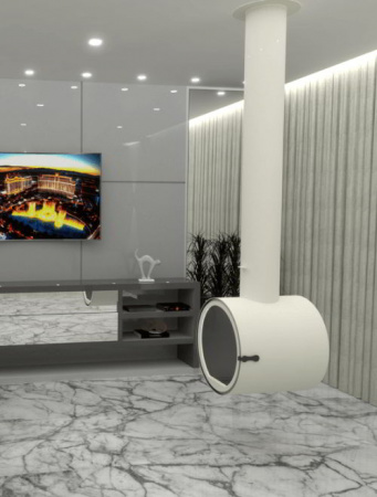 купить дизайнерский камин openfire ring