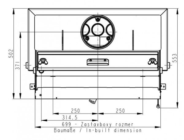 купить каминная топка romotop heat w 2g 70.50.01