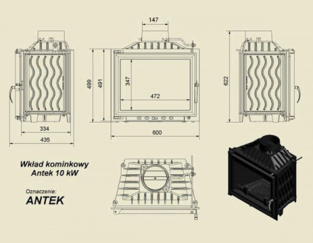 купить топка antek/150