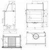 купить каминная топка kfd eco 70