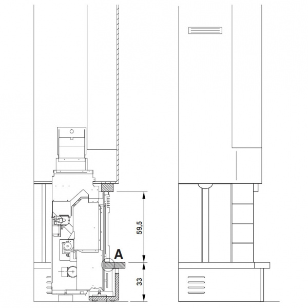 купить облицовка chicago fulli-fitted, под ecofire (palazzetti)