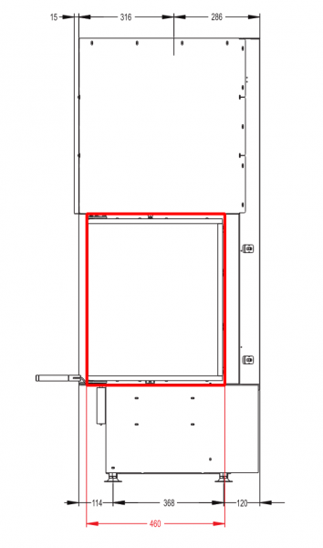 купить каминная топка astov п2с 8457