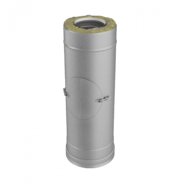 купить труба с лючком ревизии d300/400, aisi 321/304 (вулкан)