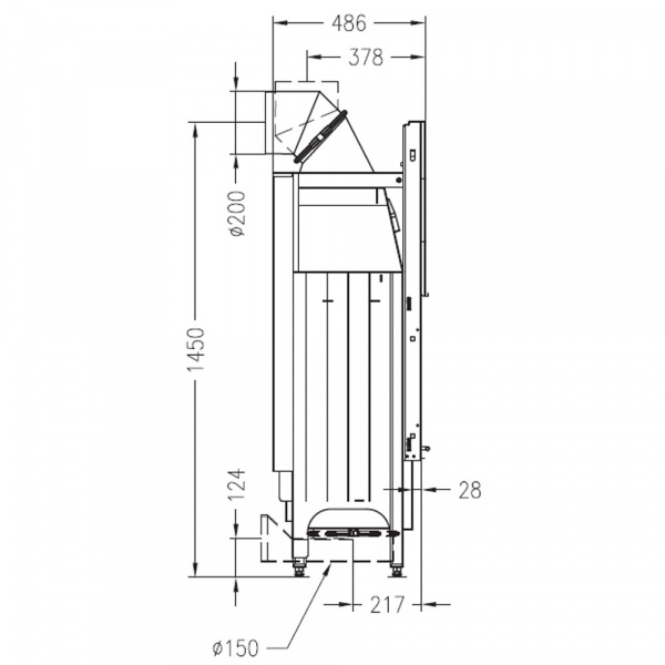 купить топка sunny fire 100 front (palazzetti)