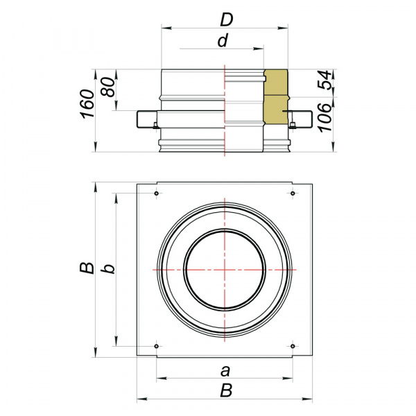 купить опора vbr d250/350, aisi 321/439 (вулкан)