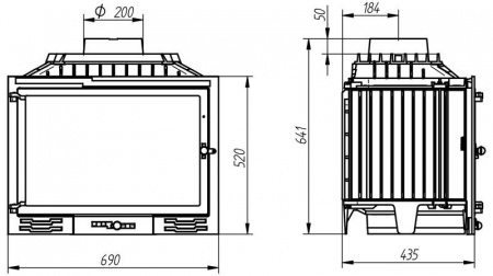 купить каминная топка fg21 (ferguss)