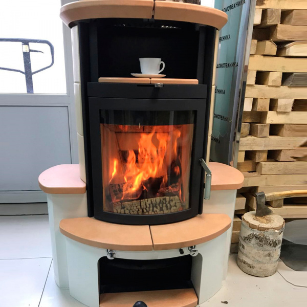 купить печь 34 gt ecoplus, deco-cotto/sahara, черная рамка (hark)