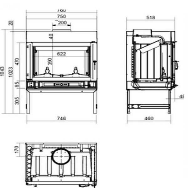 купить топка fa 803 l (rld)