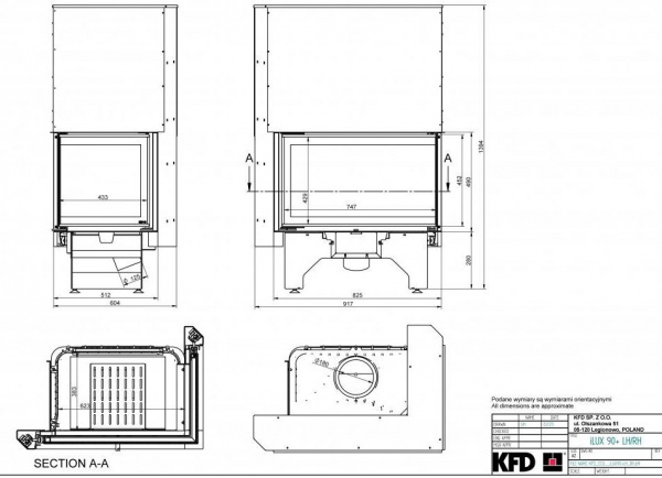 купить каминная топка kfd eco ilux 90 lh