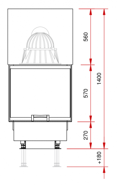 купить топка камина schmid ronda 6057 h