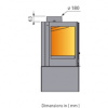 купить печь l72 l (liseo)