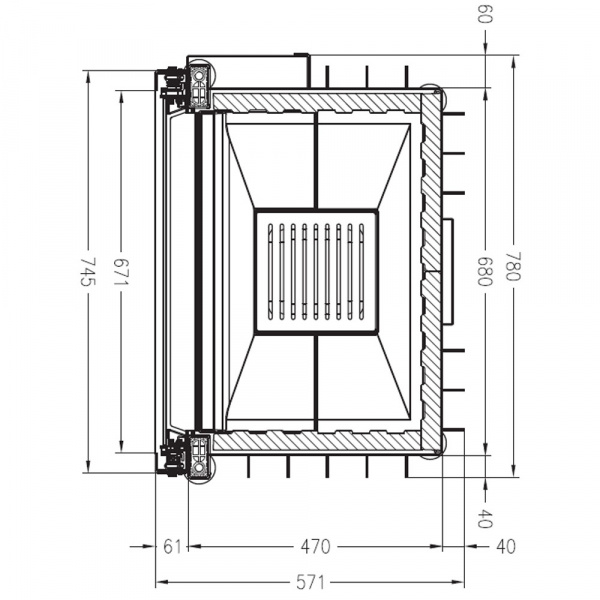 купить топка sunny fire 70 front (palazzetti)
