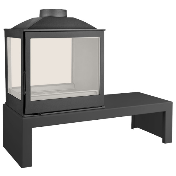 купить печь lci 5 gdfs table, двусторонняя, стекло слева (liseo castiron)