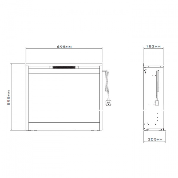 купить электрокамин symphony 26'' df2624-l (dimplex)