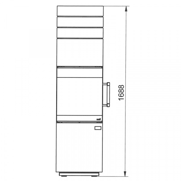 купить печь hark 140 ecoplus, graphit, keramik mit speichermasse, schwarz-glanzend, черная рамка (hark)