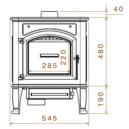 купить печь lci premium (liseo castiron)