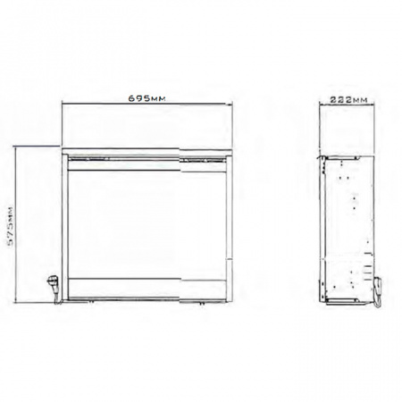 купить электрокамин symphony 26'' df2608-int (dimplex)