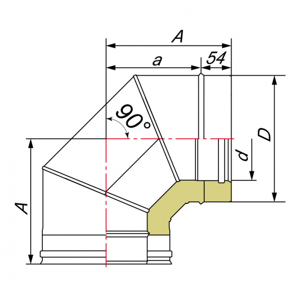 купить отвод 90° d300/400, aisi 321/304 (вулкан)