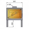 купить печь l71 df (liseo)