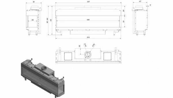 купить газовая топка leo/p/200/g31/37mbar (баллонный газ)