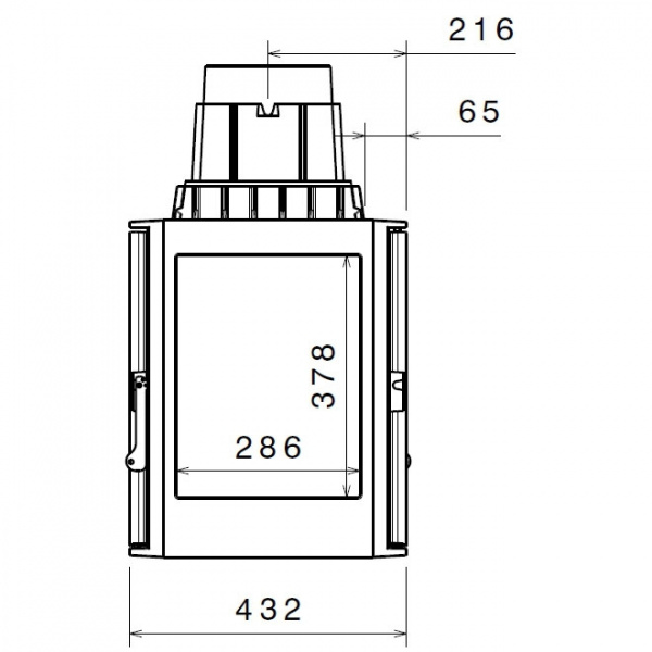 купить топка l9 4 glasses, черная (liseo)