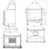 купить каминная топка kfd eco i70